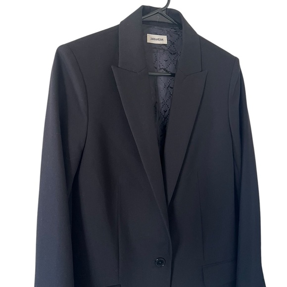 Zadig & Voltaire Viva Bis Strass ‘Voltaire’ Back Blazer - Picture 5 of 11